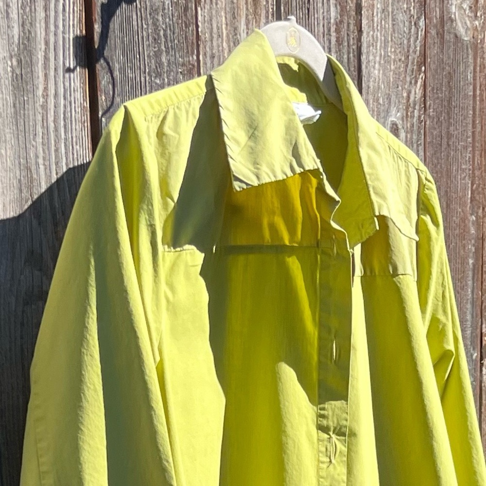 Lightweight Lime Button-Down Shirt - Unbranded - image 8